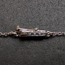 Lade das Bild in den Galerie-Viewer, Art Deco Herz Collier 18k 750 Gold Platin Diamant Kette alt c. 1920 S
