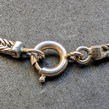 Lade das Bild in den Galerie-Viewer, Gustav Hauber Collier 835 Silber Jade Jadeit Midcentury alt c. 1960s S
