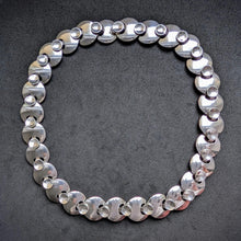 Lade das Bild in den Galerie-Viewer, Georg Jensen Collier No. 172 Ibe Dahlquist Sterling Silber 925 Modernist S
