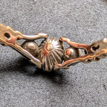 Lade das Bild in den Galerie-Viewer, Ring 14k 585 Gold Silber Smaragd Diamant Neorenaissance antik c. 1890 RG 56/57 S
