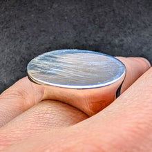 Lade das Bild in den Galerie-Viewer, Designer Ring Rutilquarz Sterling Silber 925 Silberschmiedearbeit 36,7 g RG 58 S
