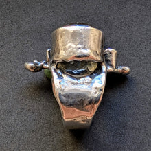 Lade das Bild in den Galerie-Viewer, Vintage Ring Monika &amp; Burkhard Oly 835 Silber Bergkristall Modernismus RG 58 S
