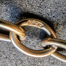 Lade das Bild in den Galerie-Viewer, Art Deco Designer Collier Kette 835 Silber vergoldet Silberschmiedearbeit S
