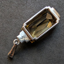 Lade das Bild in den Galerie-Viewer, Art Deco Anhänger 935 Silber Citrin Markasit alt antik c. 1920
