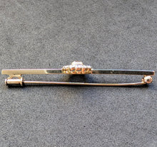 Load image into Gallery viewer, Art Deco Target Brooch 14k 585 Gold Diamonds 0.51 Ct Old Antique c. 1920 S
