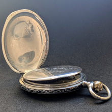 Load image into Gallery viewer, Geschenk Taschenuhr Kaiser Franz Joseph I. Österreich Silber Gold antik 1900 S
