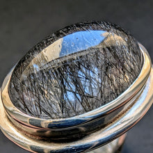 Lade das Bild in den Galerie-Viewer, Designer Ring Rutilquarz Sterling Silber 925 Silberschmiedearbeit 36,7 g RG 58 S
